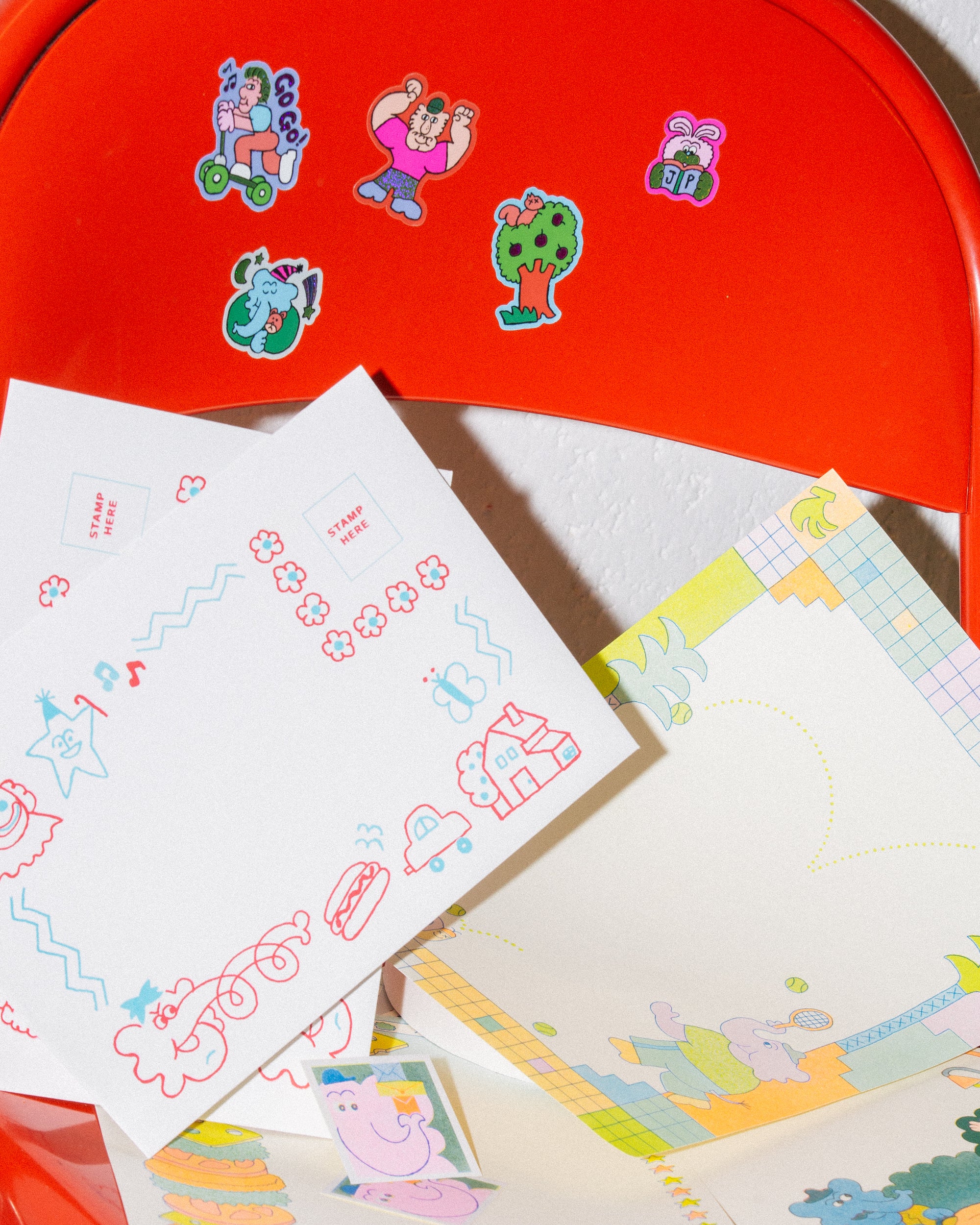 Risograph Stationery Set