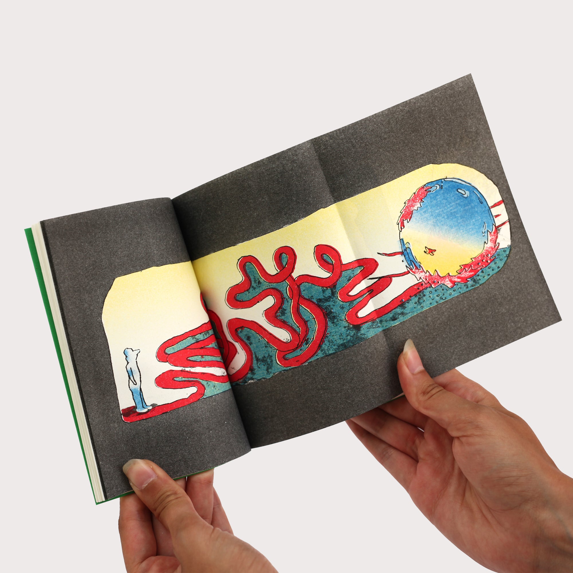 The journey of following a bubble shaped dream