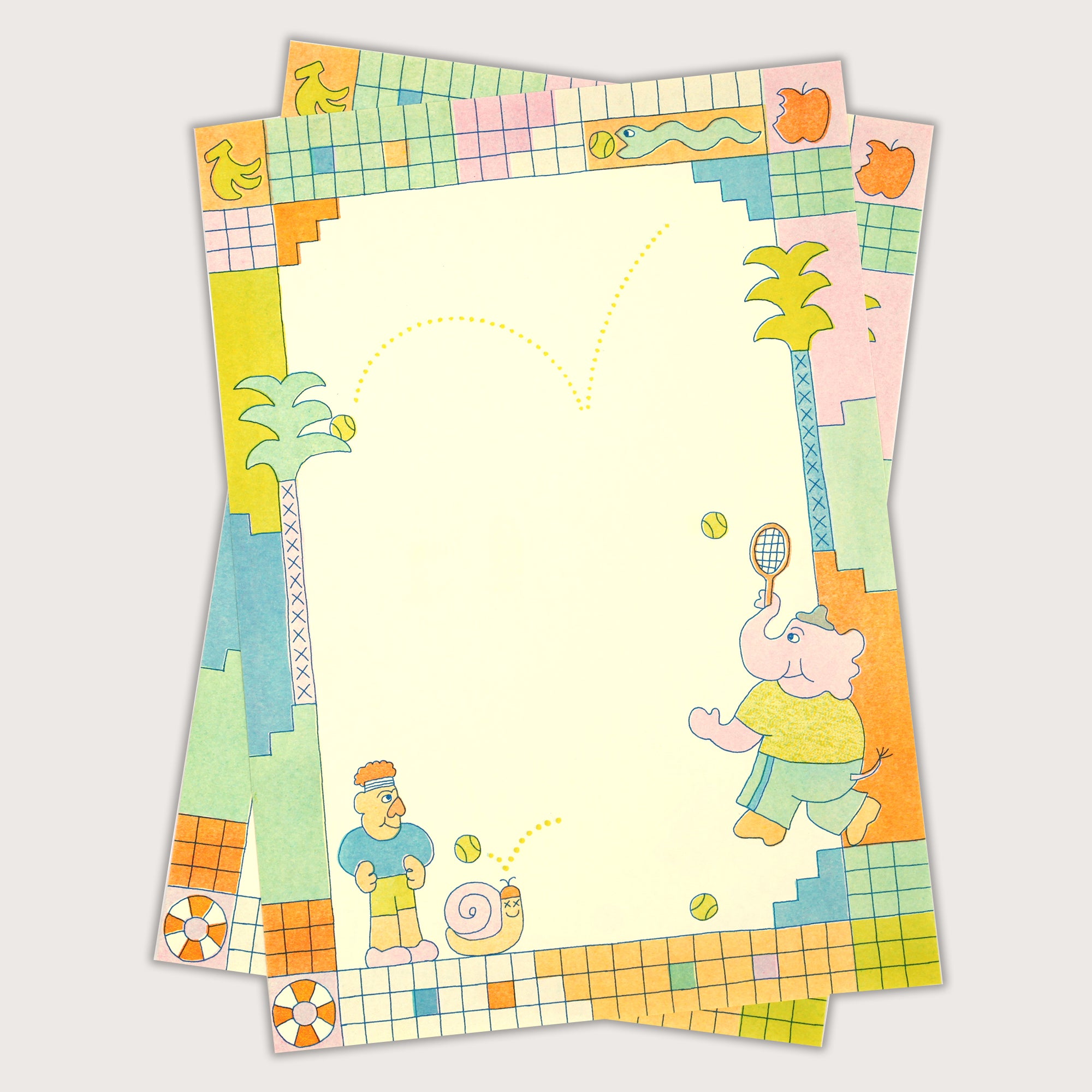 Risograph Stationery Set