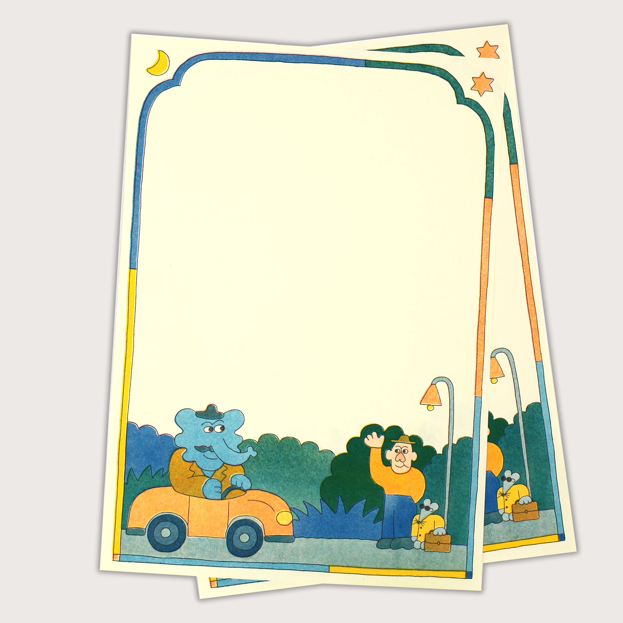 Risograph Stationery Set