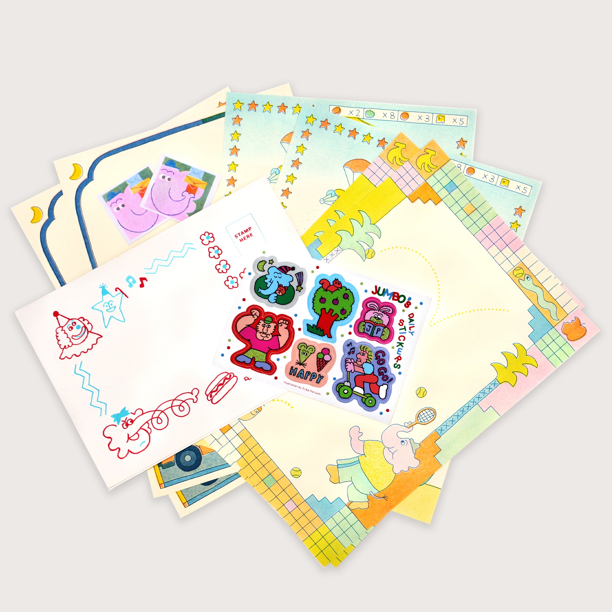 Risograph Stationery Set