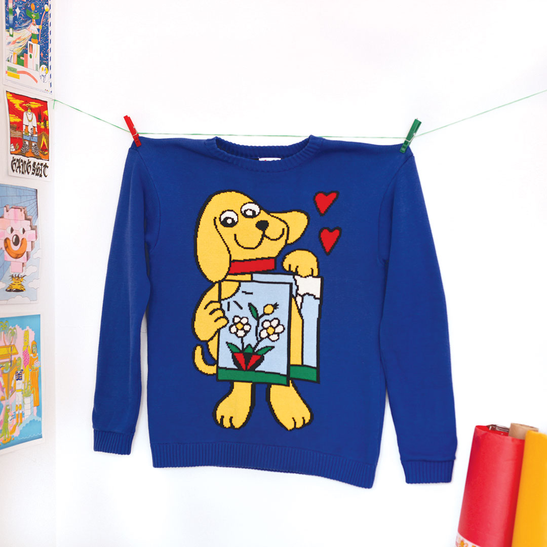 Doggy Love Knitted Jumper