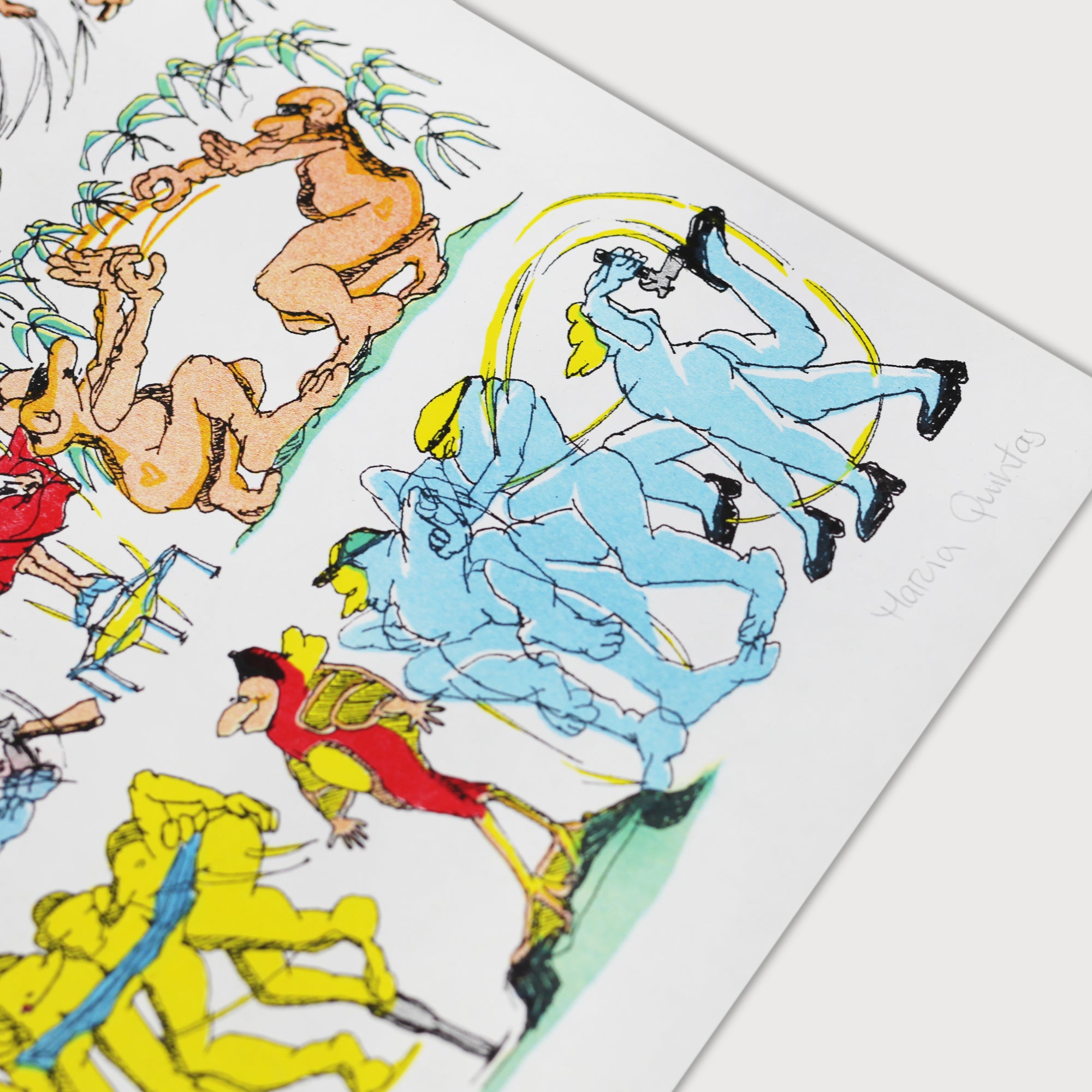 Comix Risograph Print