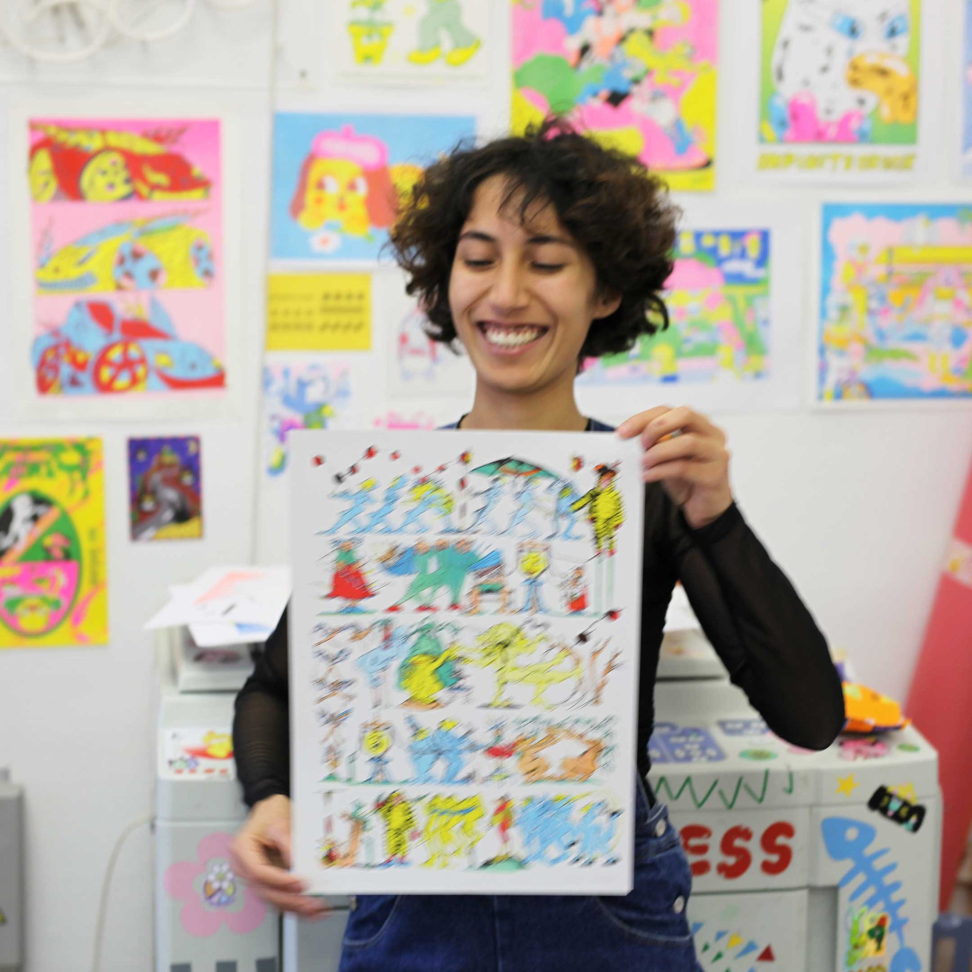 Comix Risograph Print