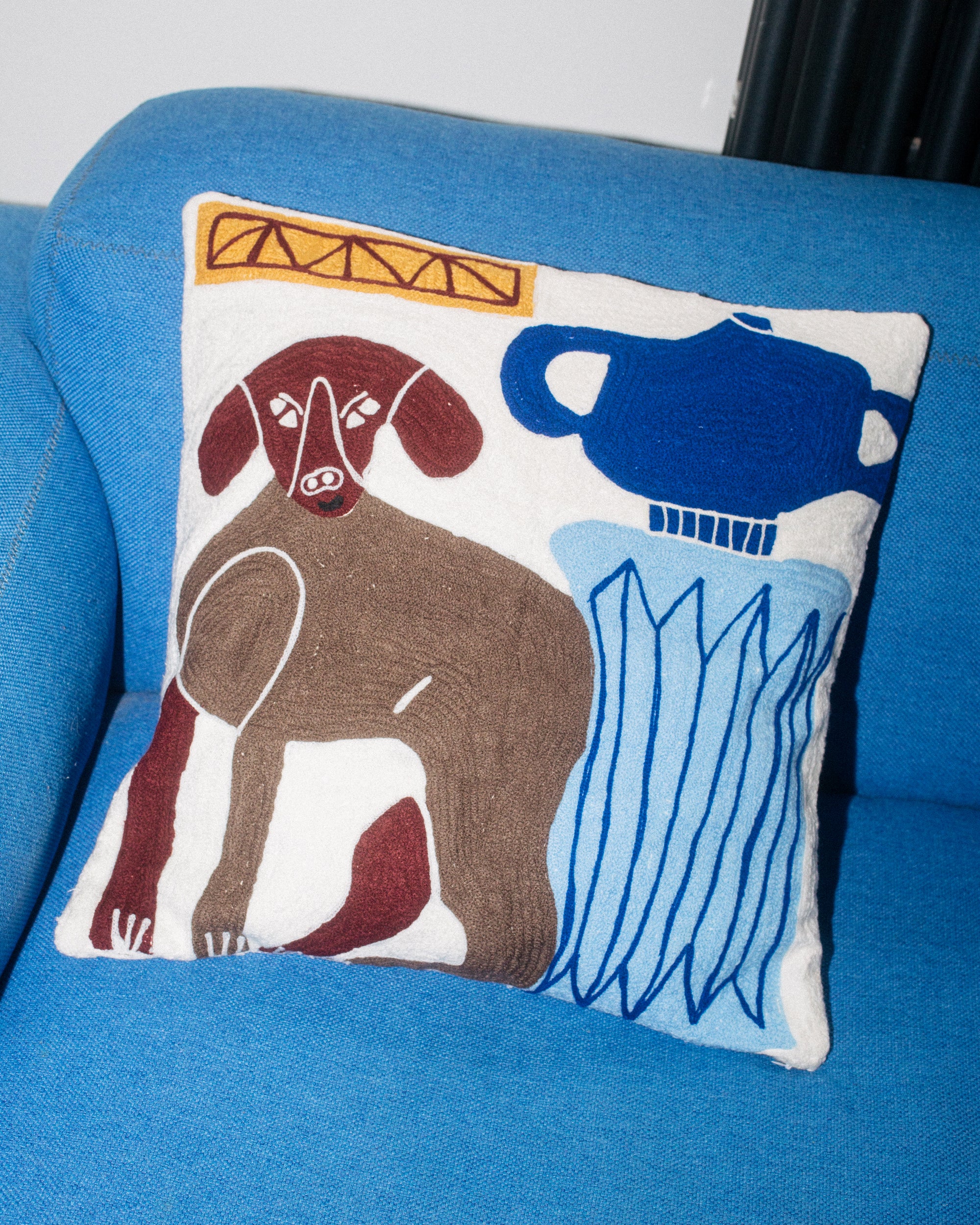 Ceramic Dog Cushion