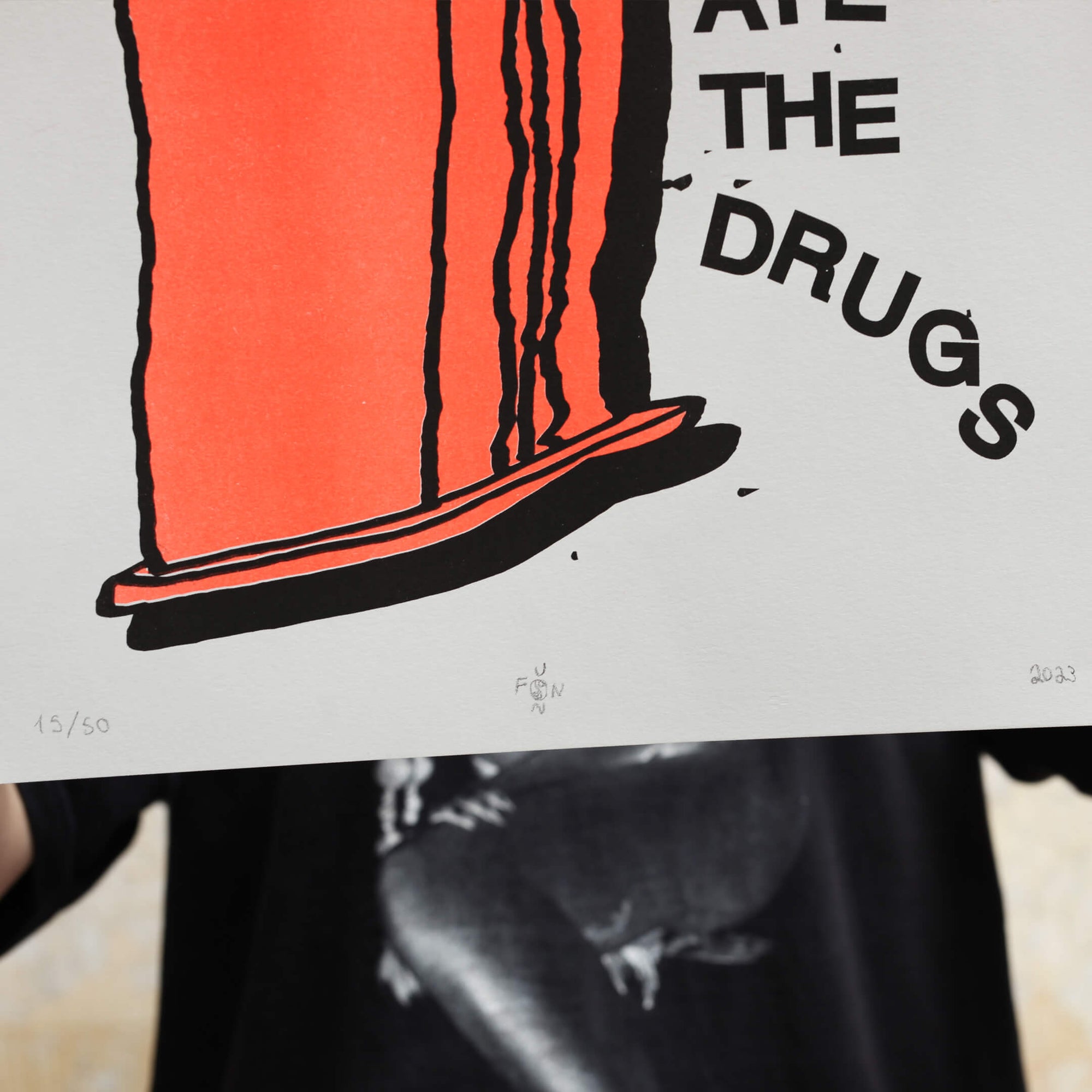 HE ATE THE DRUGS