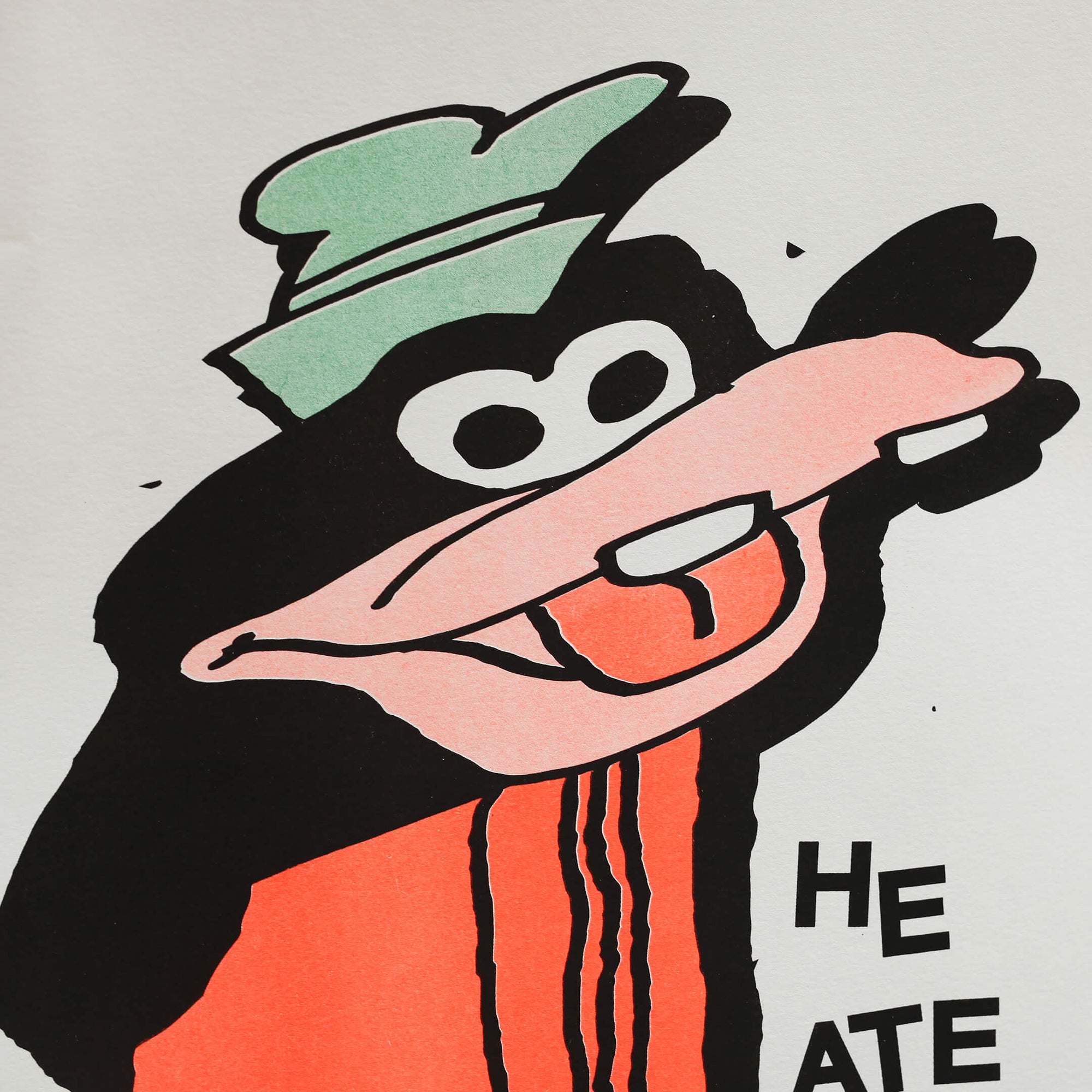 HE ATE THE DRUGS