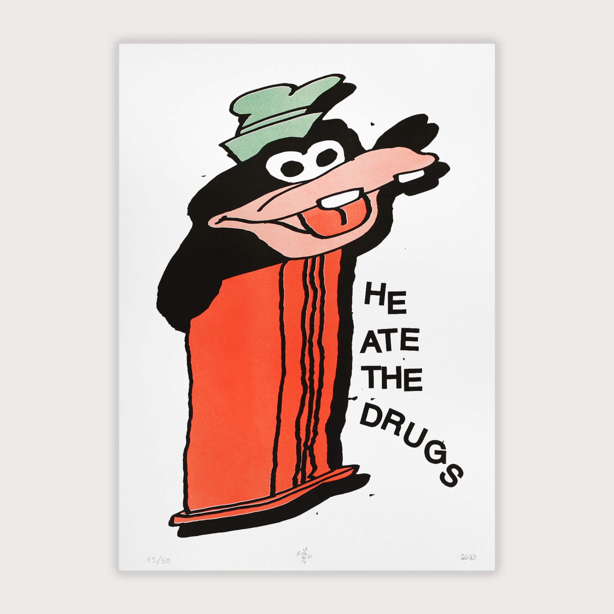 HE ATE THE DRUGS